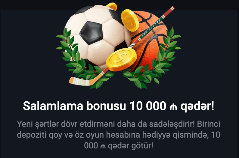 Pin Up idman mərcləri üçün bonus